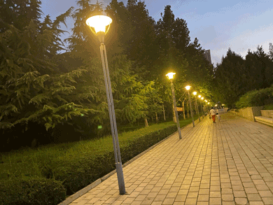 国内某广场直流智慧照明改造项目